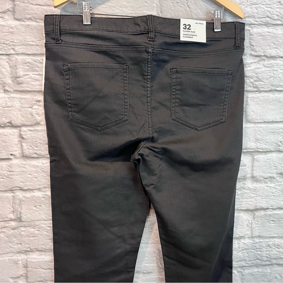 NWT Joe Fresh 32” Classic Slim Mid Rise Hurricane Grey Jeans WF8B146080 - Picture 7 of 12